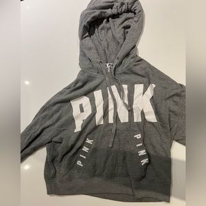 Victoria’s Secret Pink Pullover Crop Hoodie